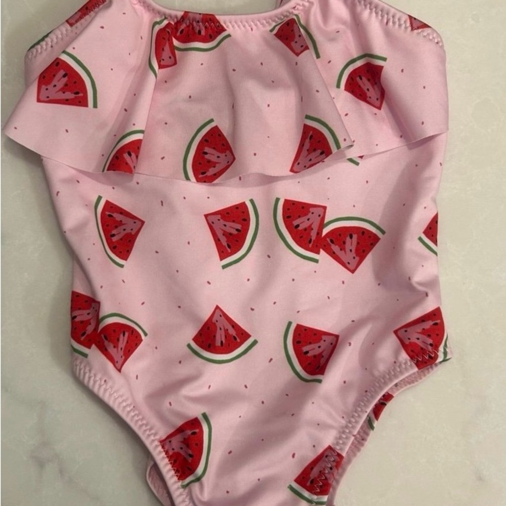Zara Kids Pink Watermelon Swimsuit